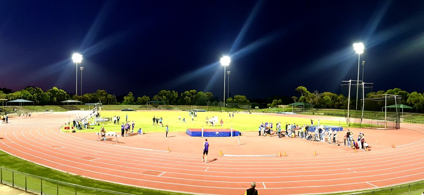 SA Athletics Stadium Lighting