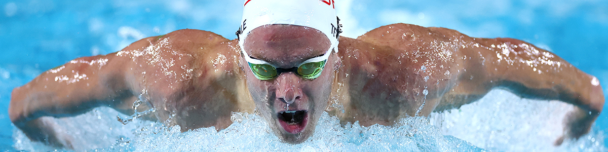 Matt Temple in the water