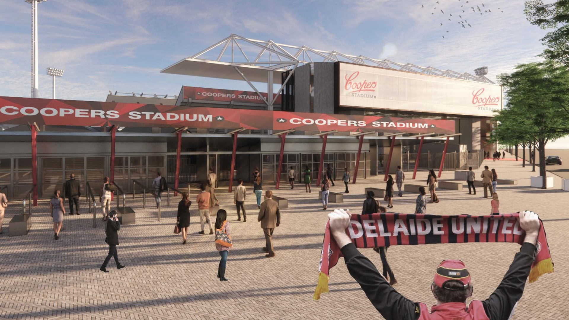 Hindmarsh Stadium render